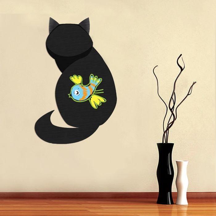 картинка Наклейка для рисования мелом «Кошка», 30 х 40 см от интернет-магазина детских и женских товаров Odewashka.by
