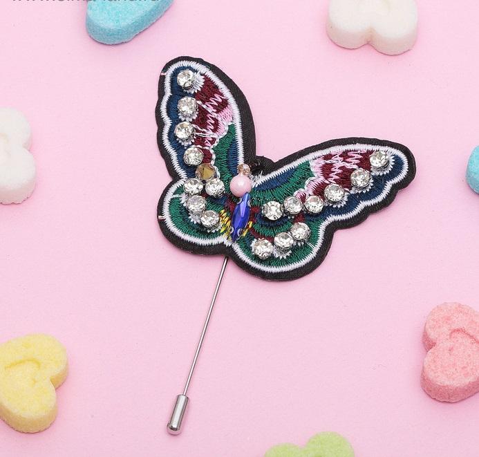 картинка Булавка "Бабочка изумрудная", 10 см, разноцветная от интернет-магазина товаров для женщин и детей Odewashka.by