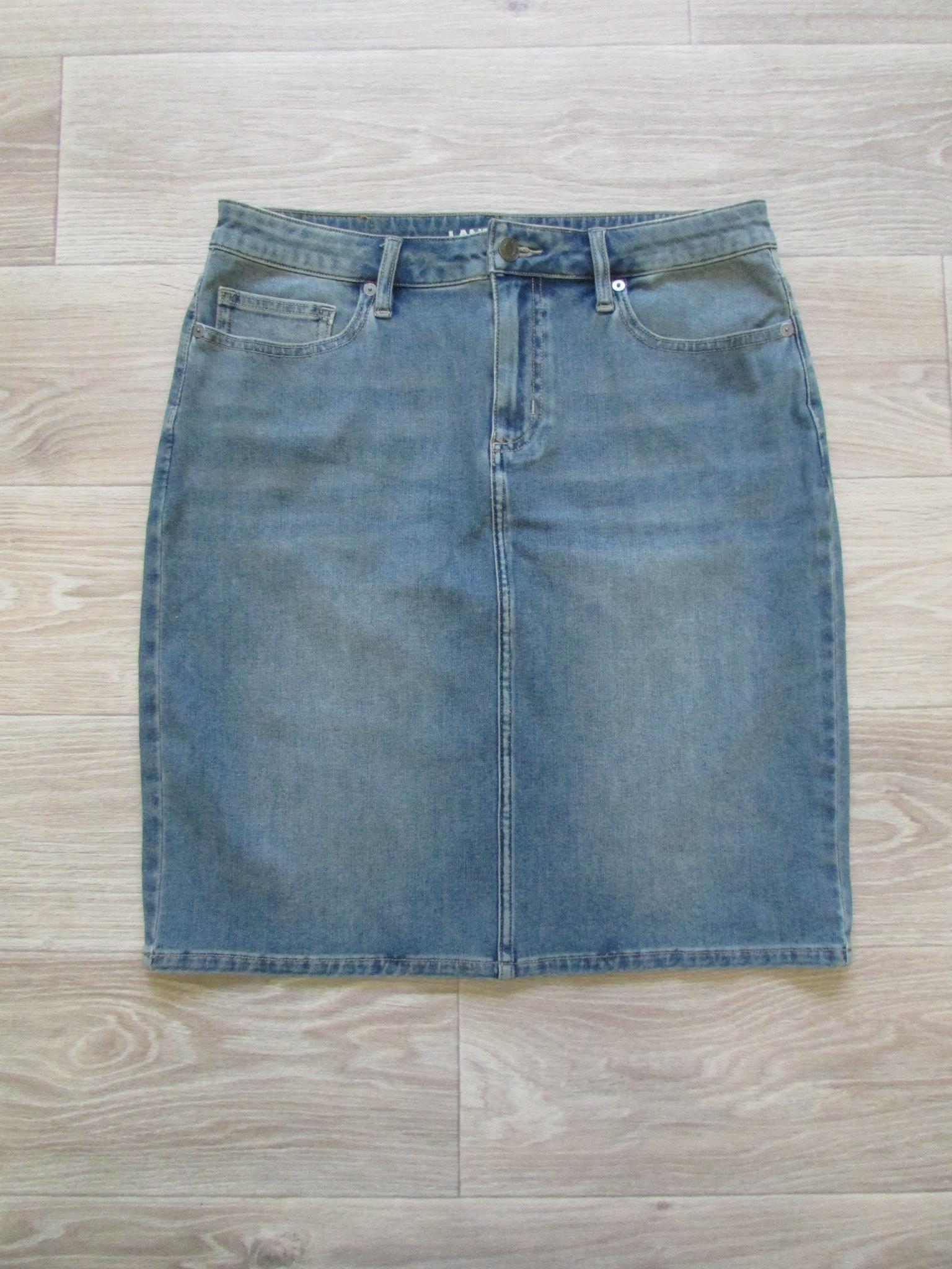 картинка Стильная джинсовая юбка, идеал от интернет-магазина детской и женской одежды секонд хенд, а также товаров для женщин и детей Odewashka.by