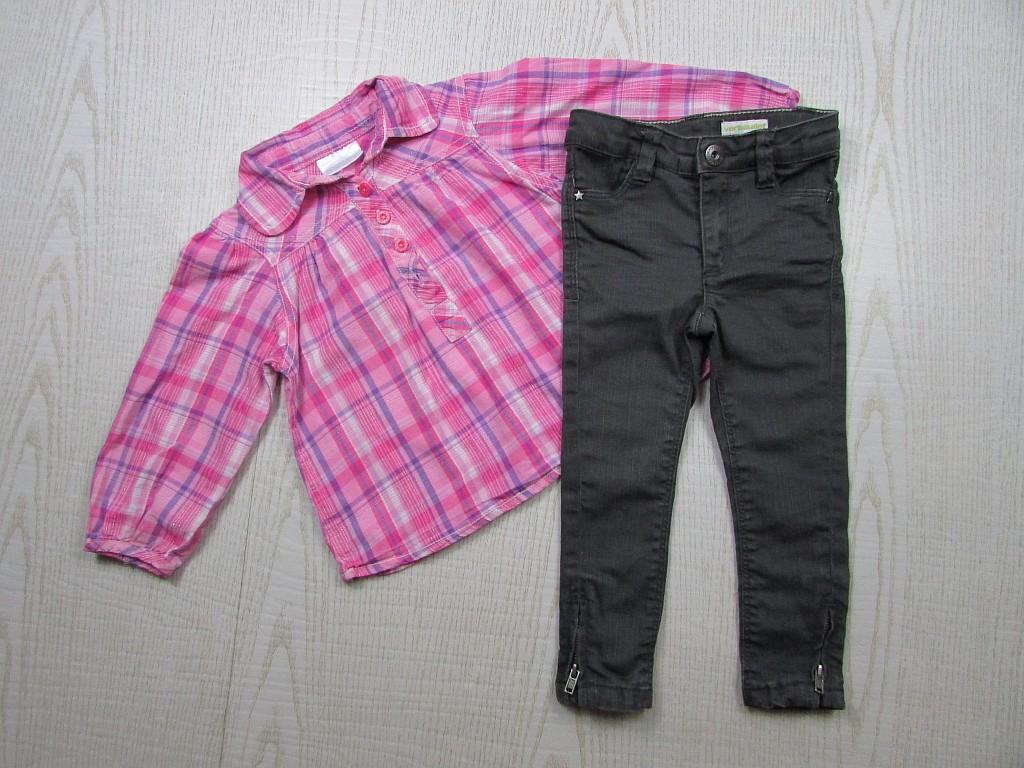 картинка Комплект- рубашка и джинсы от интернет-магазина детской и женской одежды секонд хенд, а также товаров для женщин и детей Odewashka.by