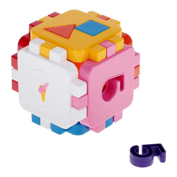 картинка Логическая игрушка кубик-сортер "Логика" от интернет-магазина Odewashka.by